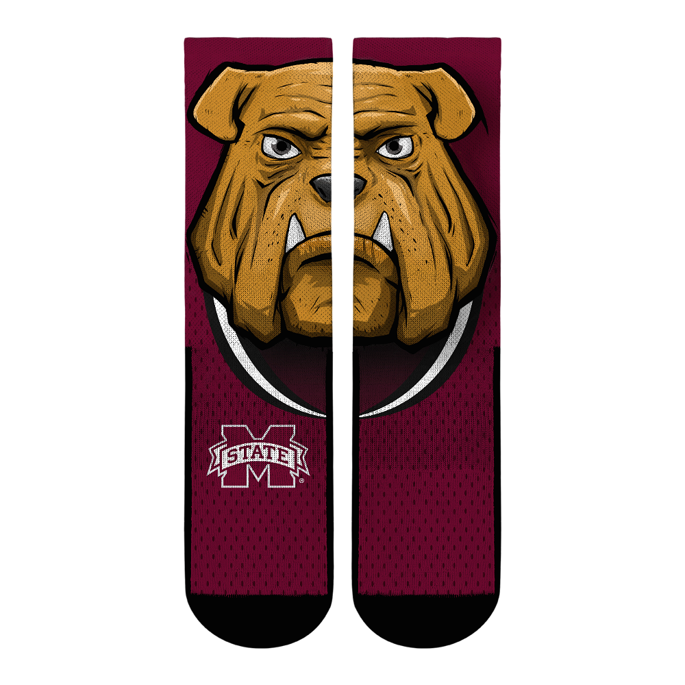 Mississippi State Bulldogs - Mascot Crew Socks