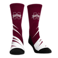 Mississippi State Bulldogs - Slash Slant Crew Socks