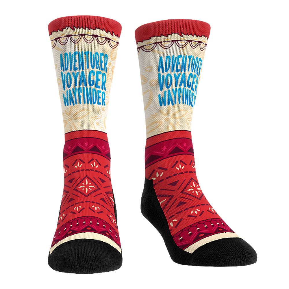 Moana 2 - Adventurer, Voyager, Wayfinder Crew Socks