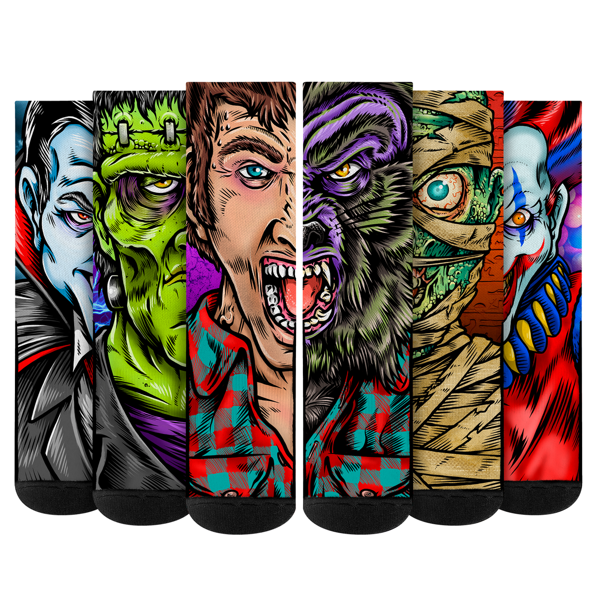 Monster Mash Crew Socks 5-Pack