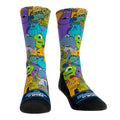 Monsters at Work - Stacked Characters Crew Socks