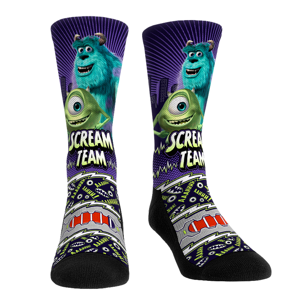 Monsters, Inc. - Scream Team Crew Socks