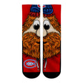 Montreal Canadiens - Split Face Mascot Crew Socks