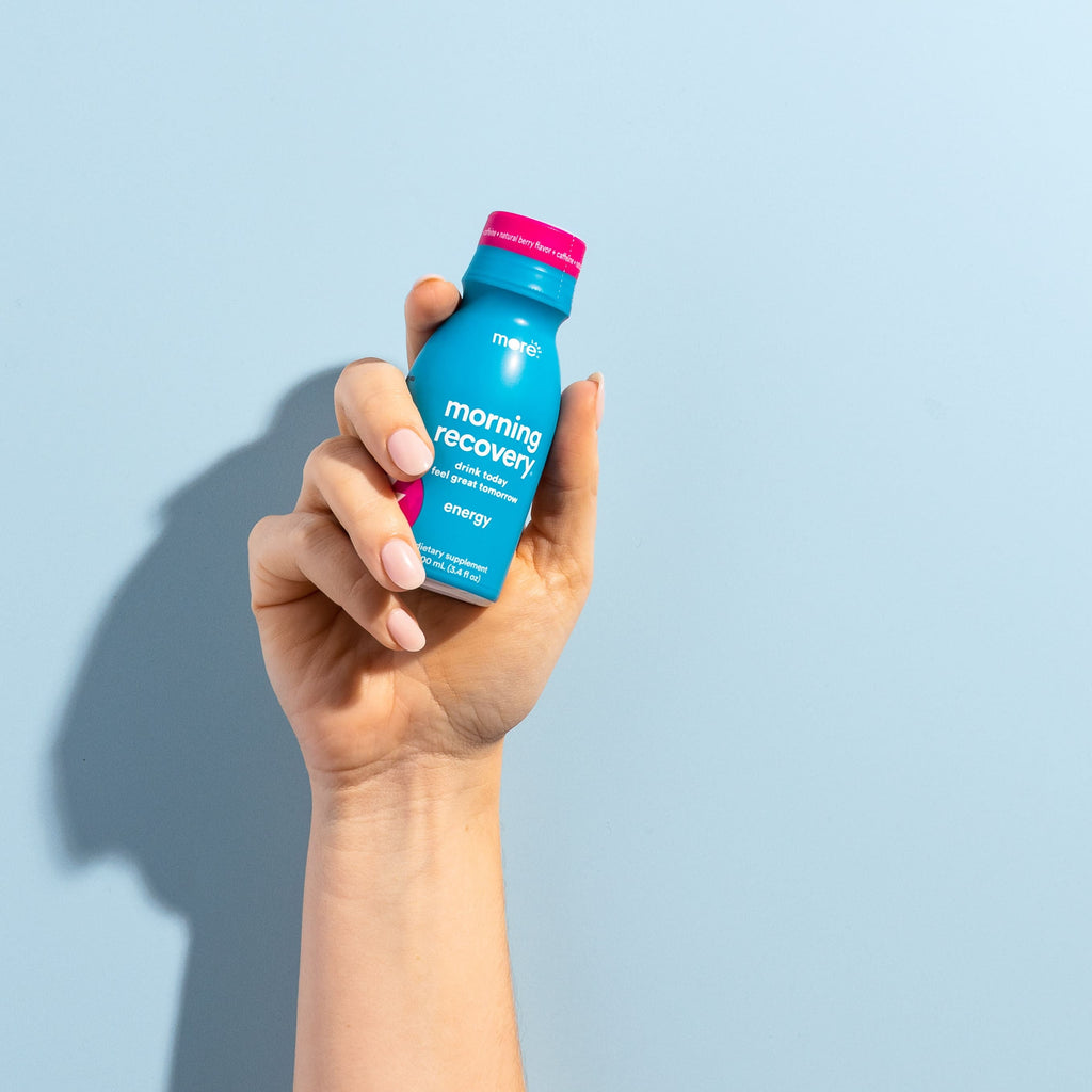 morning recovery + energy | 6, 12, or 24-Pack Berry-Flavored Recovery+Energy Supplement 3.4oz.