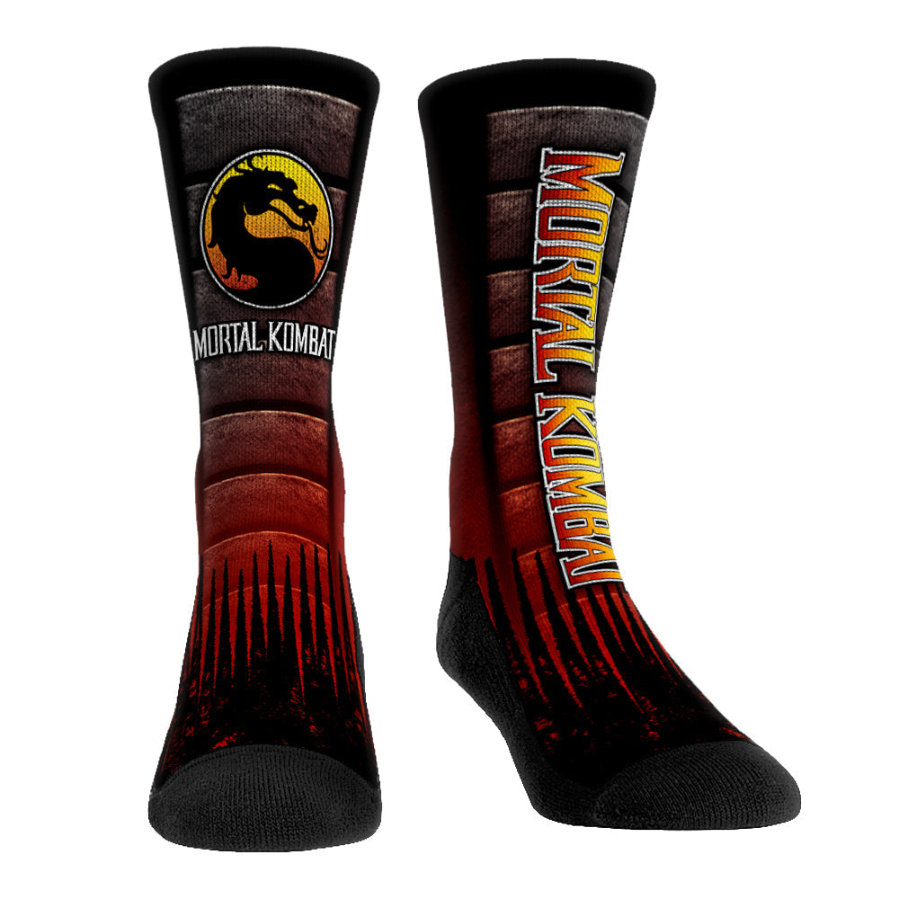 Mortal Kombat - Tournament Logo Crew Socks