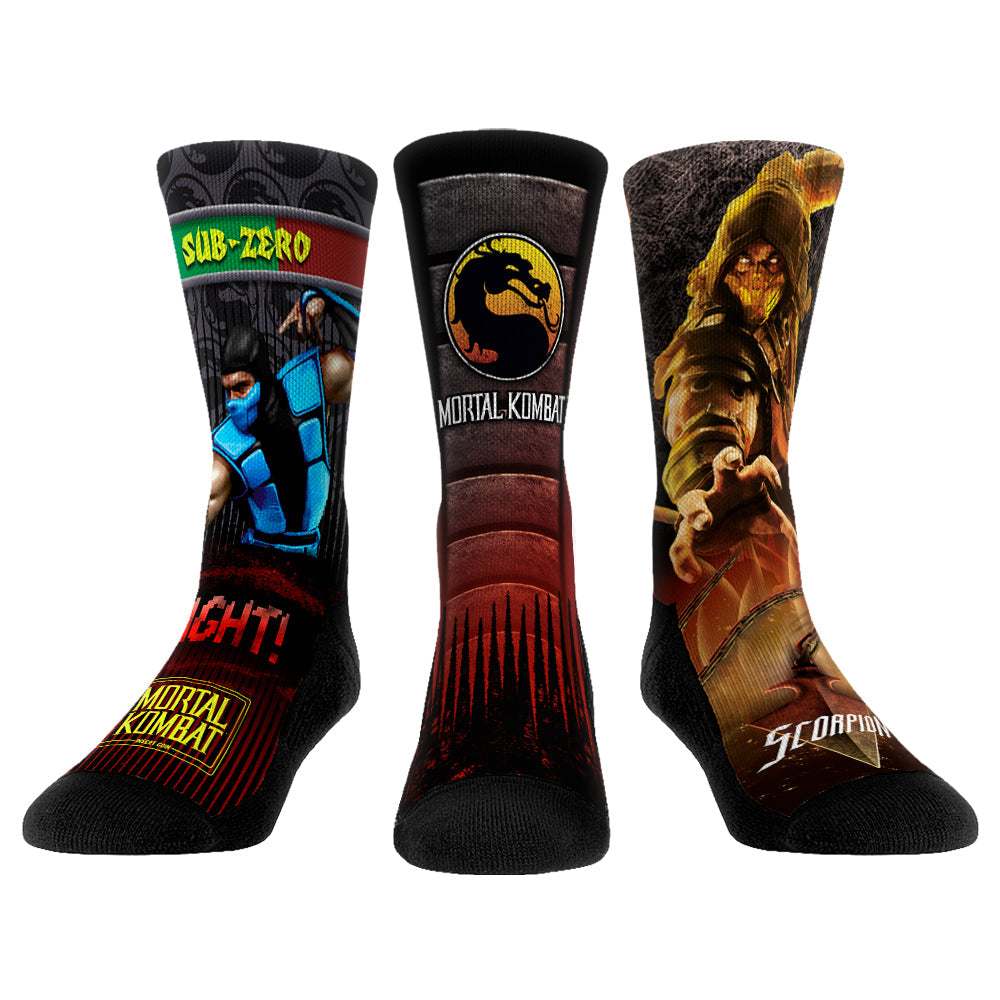 Mortal Kombat Crew Socks - 3-Pack
