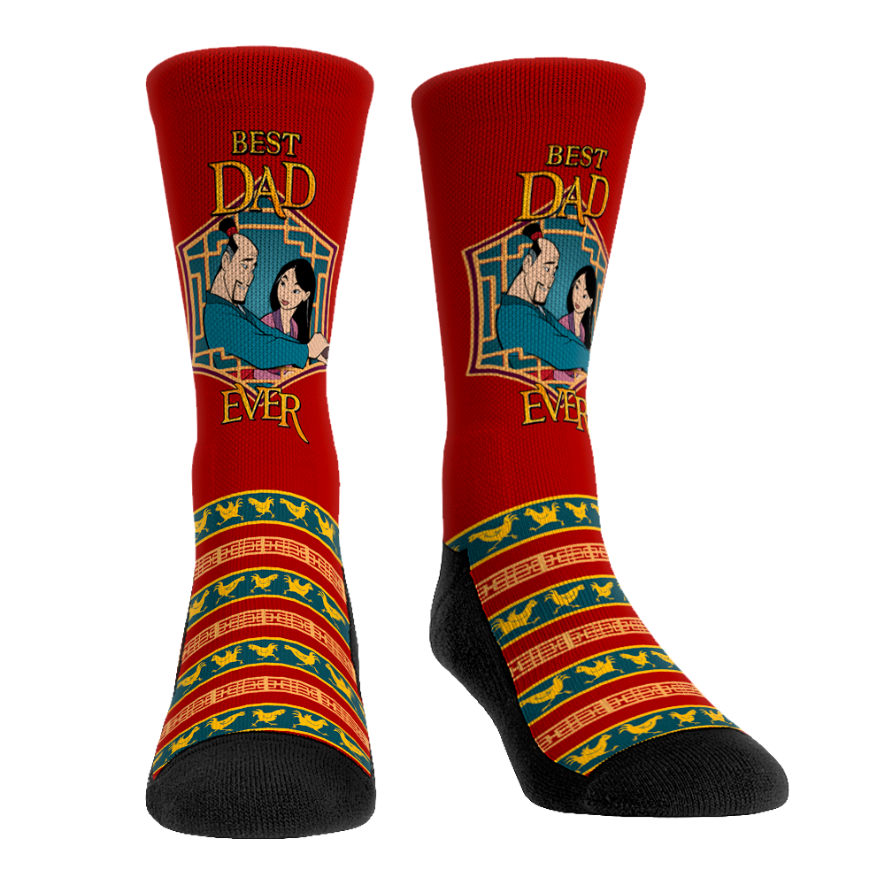 Mulan - Best Dad Ever Crew Socks