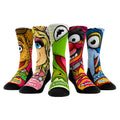 The Muppets - Split Face - 5-Pack Crew Socks