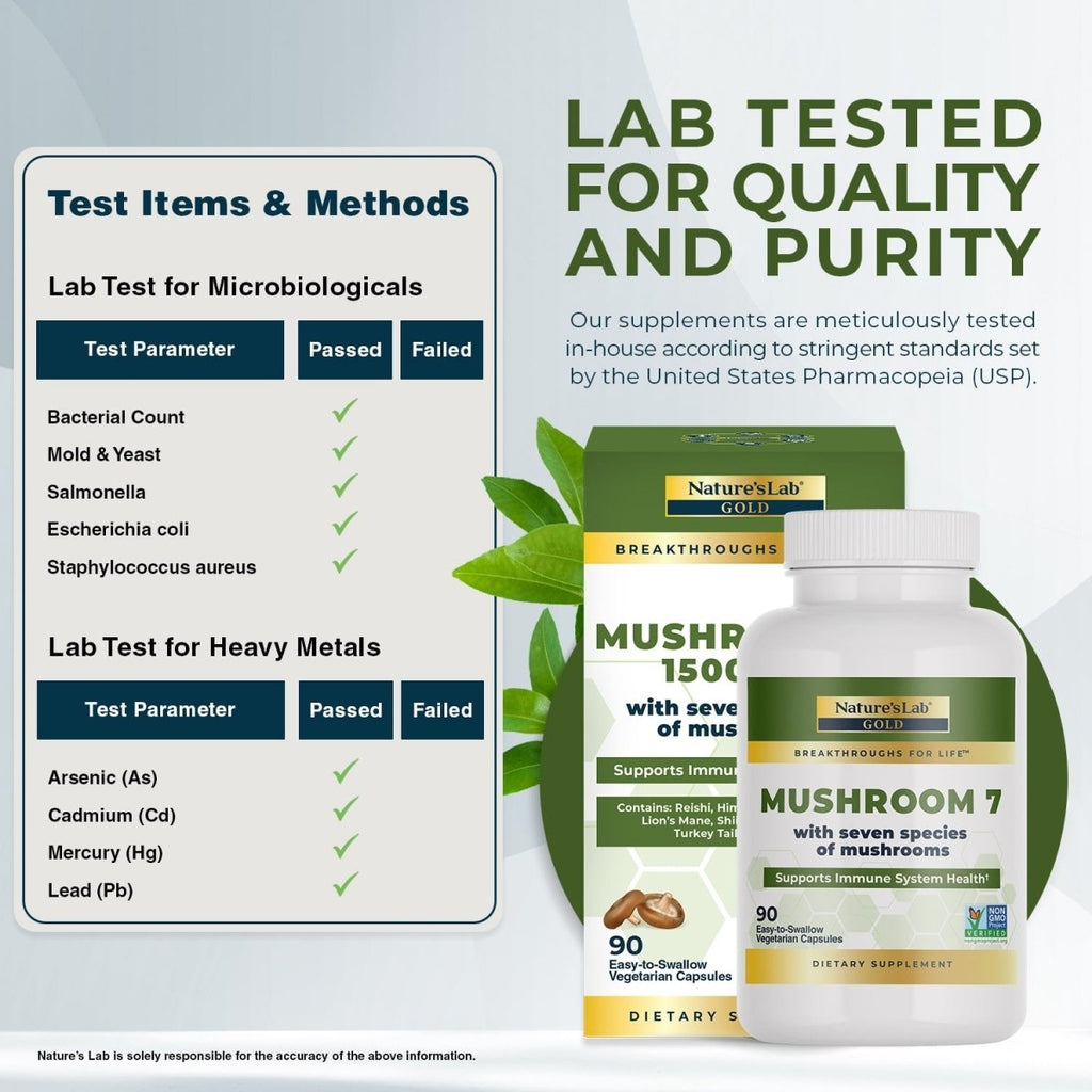 Gold Mushroom 7 - 90 Capsules