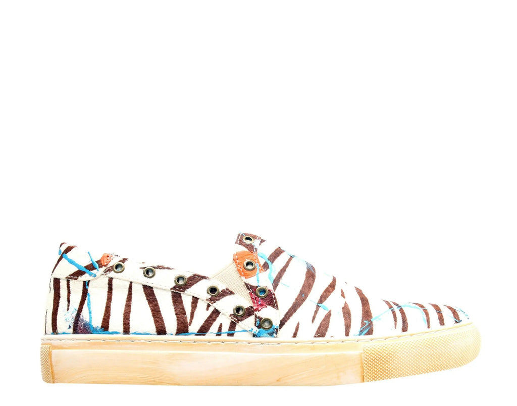 Chocolat Blu Nayla Women Slip-On Sneakers Beige