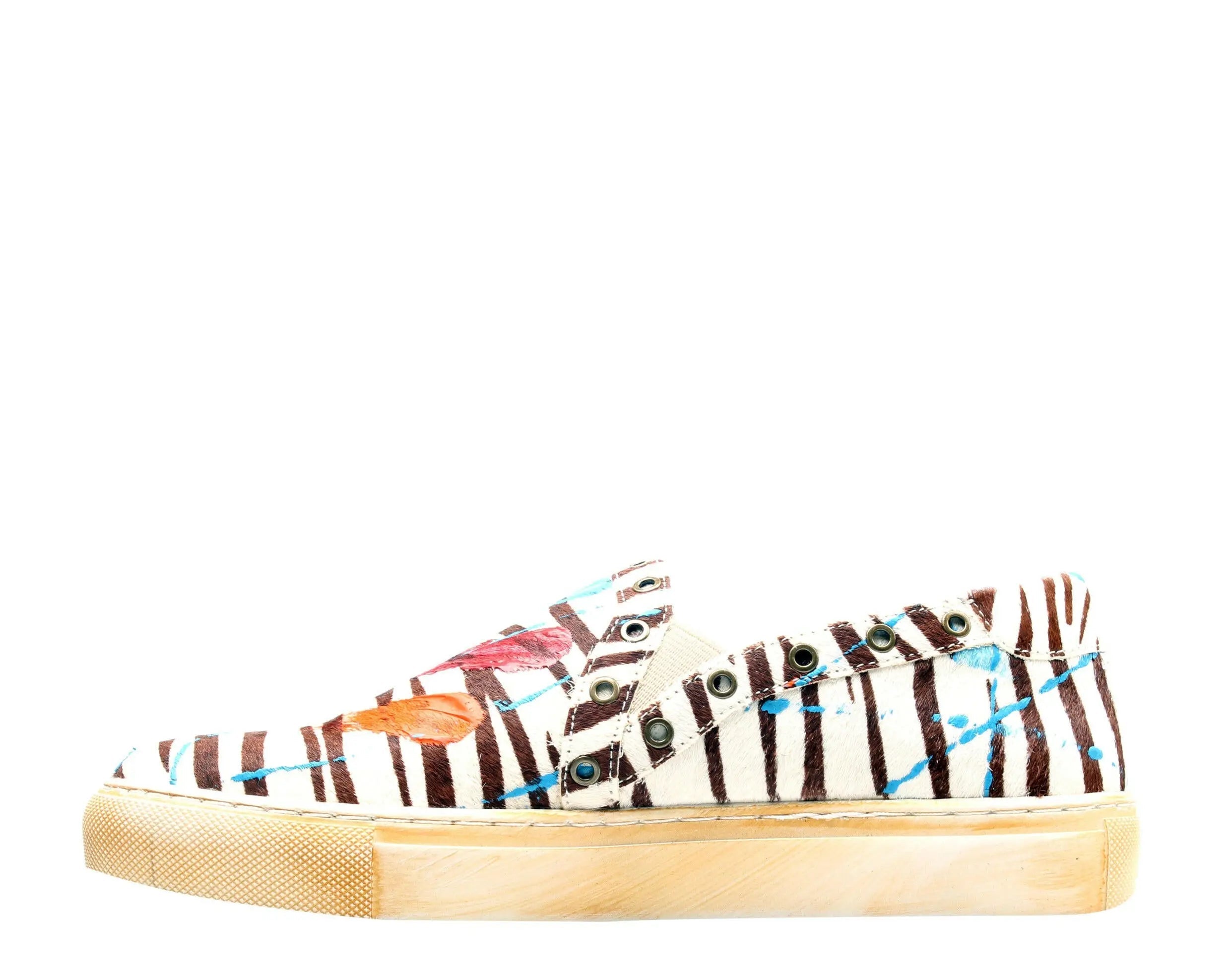 Chocolat Blu Nayla Women Slip-On Sneakers Beige