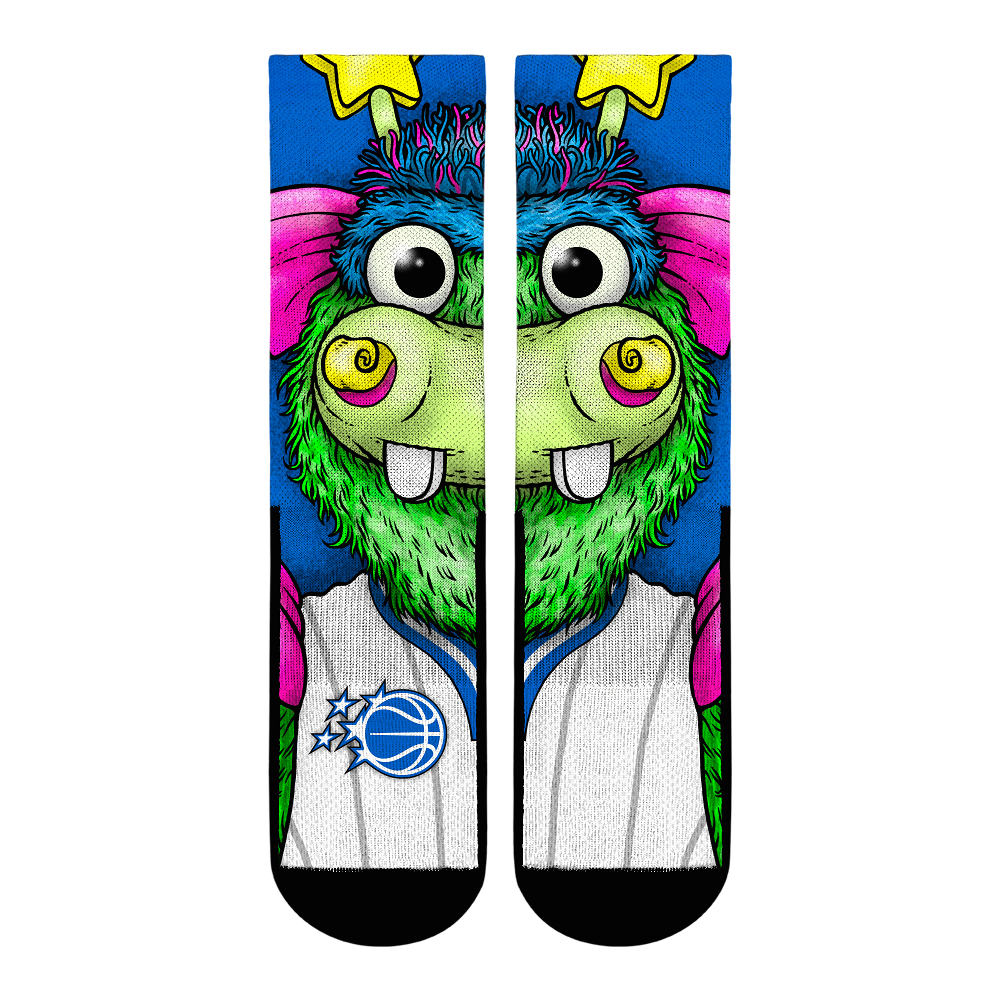 Orlando Magic - Split Face Mascot Crew Socks