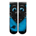 Carolina Panthers - Split Face Mascot Crew Socks
