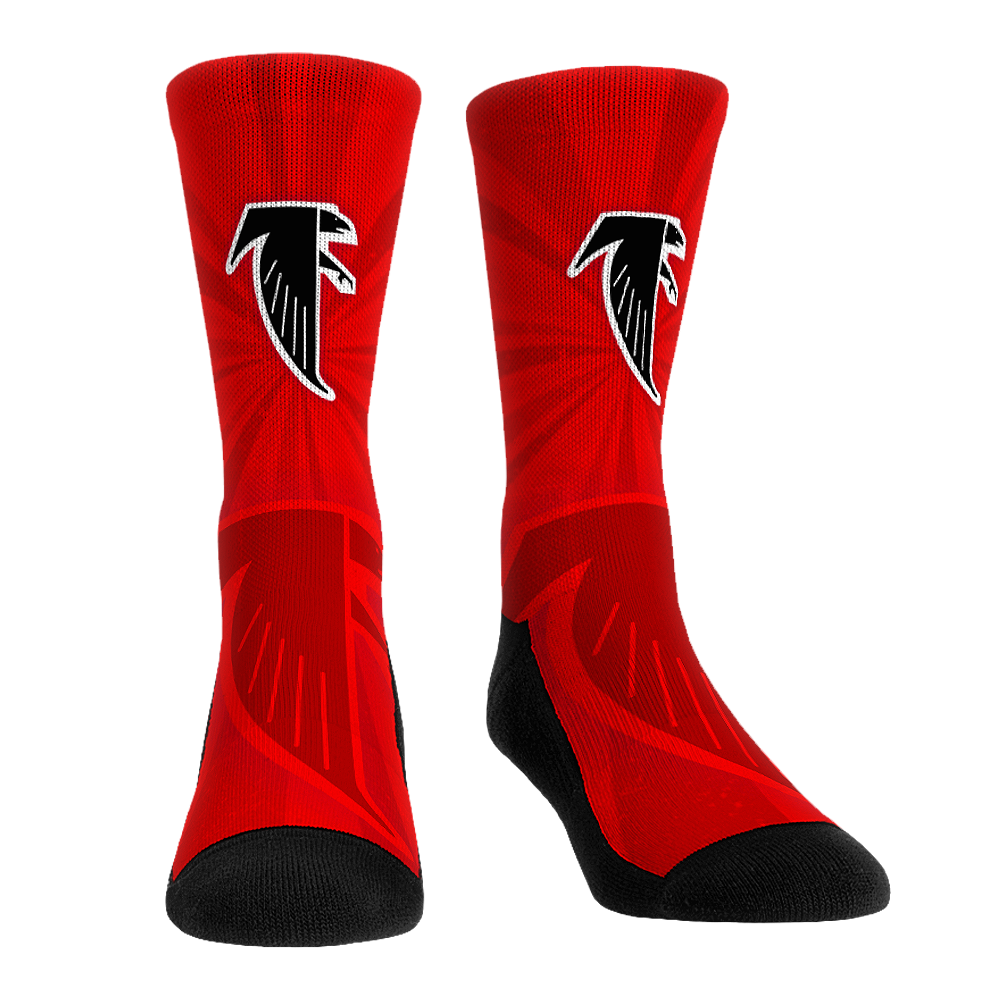 Atlanta Falcons - Throwback Swirl Crew Socks