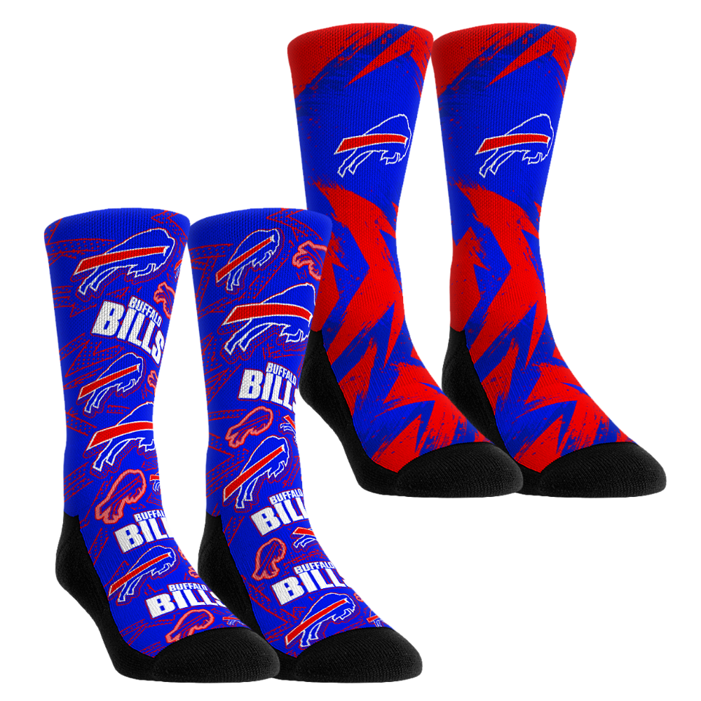 Buffalo Bills - Game Day 2-Pack Crew Socks