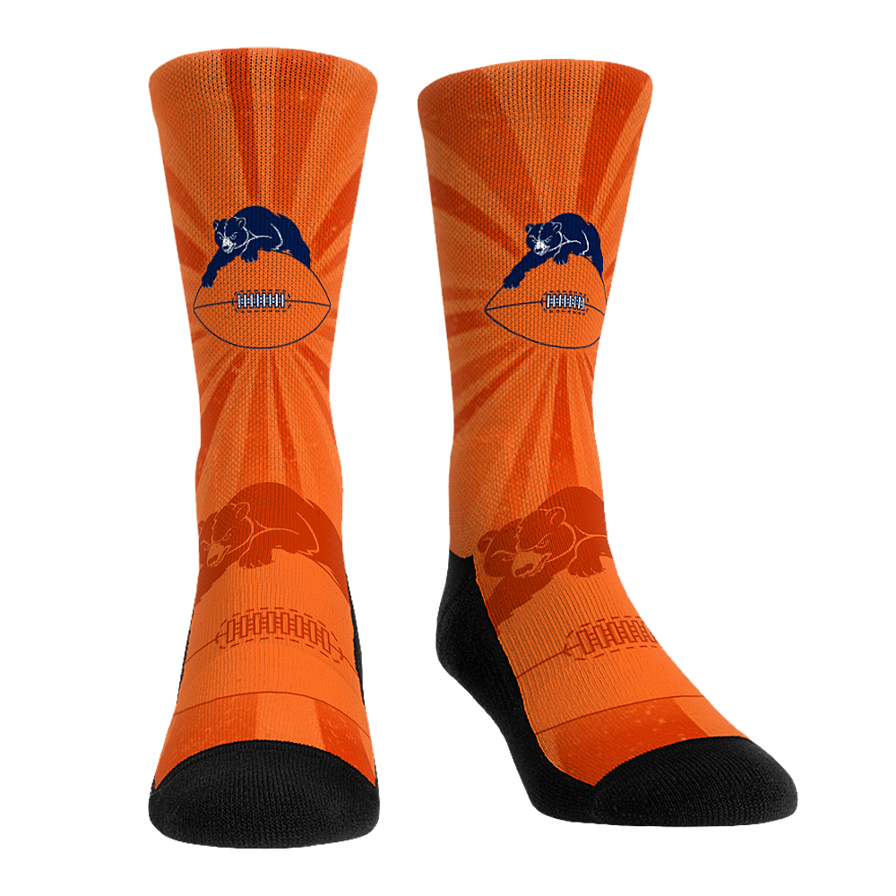 Chicago Bears - Throwback Swirl Crew Socks