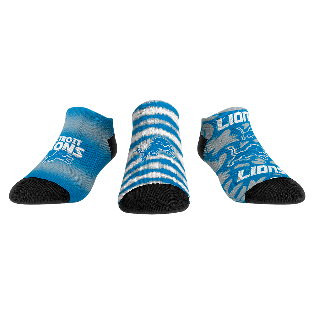 Detroit Lions - Low Cut - Make Some Noise (3-Pack) Socks