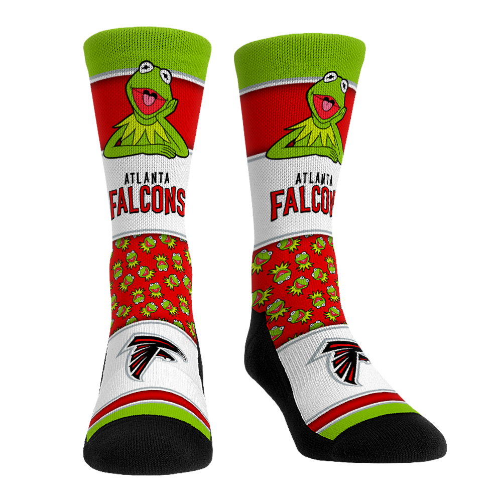 Atlanta Falcons - The Muppets - Kermit Showcase Crew Socks