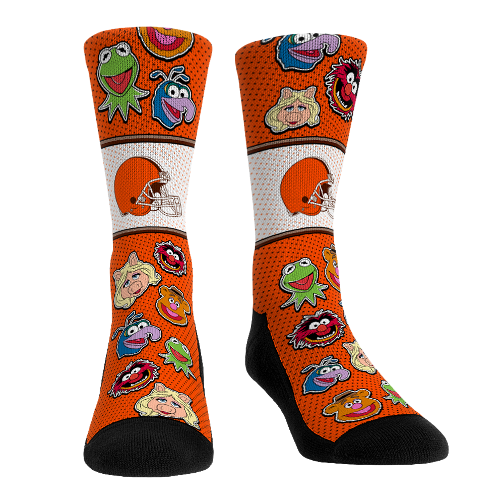 Cleveland Browns - The Muppets - Muppet Mayhem Crew Socks