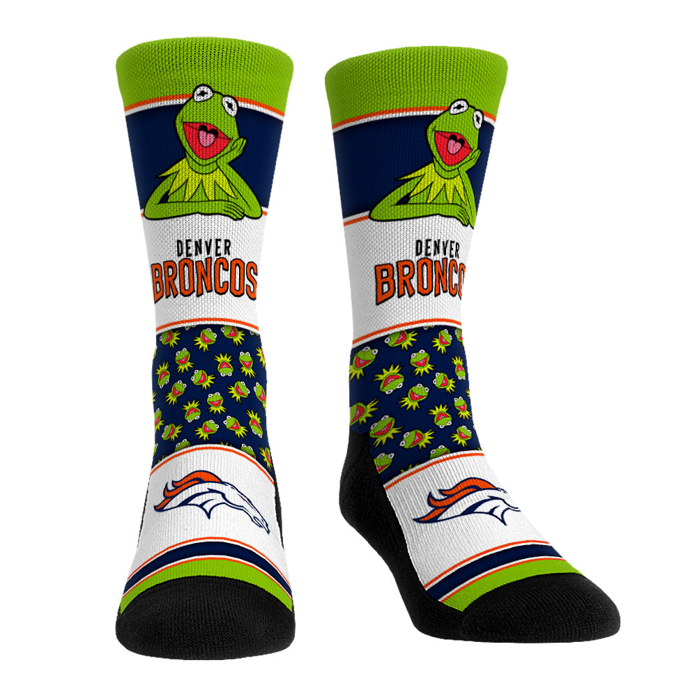 Denver Broncos - The Muppets - Kermit Showcase Crew Socks