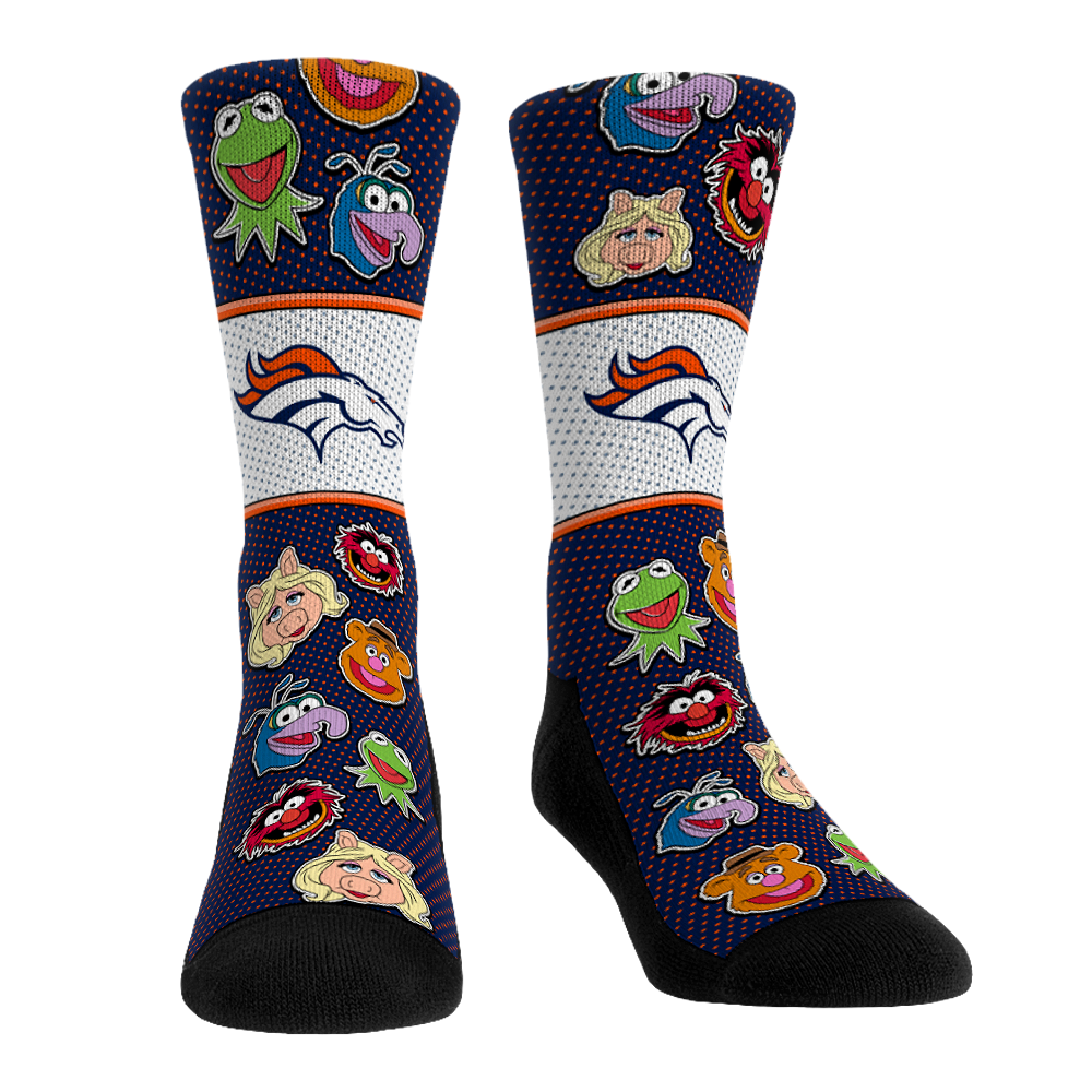 Denver Broncos - The Muppets - Muppet Mayhem Crew Socks