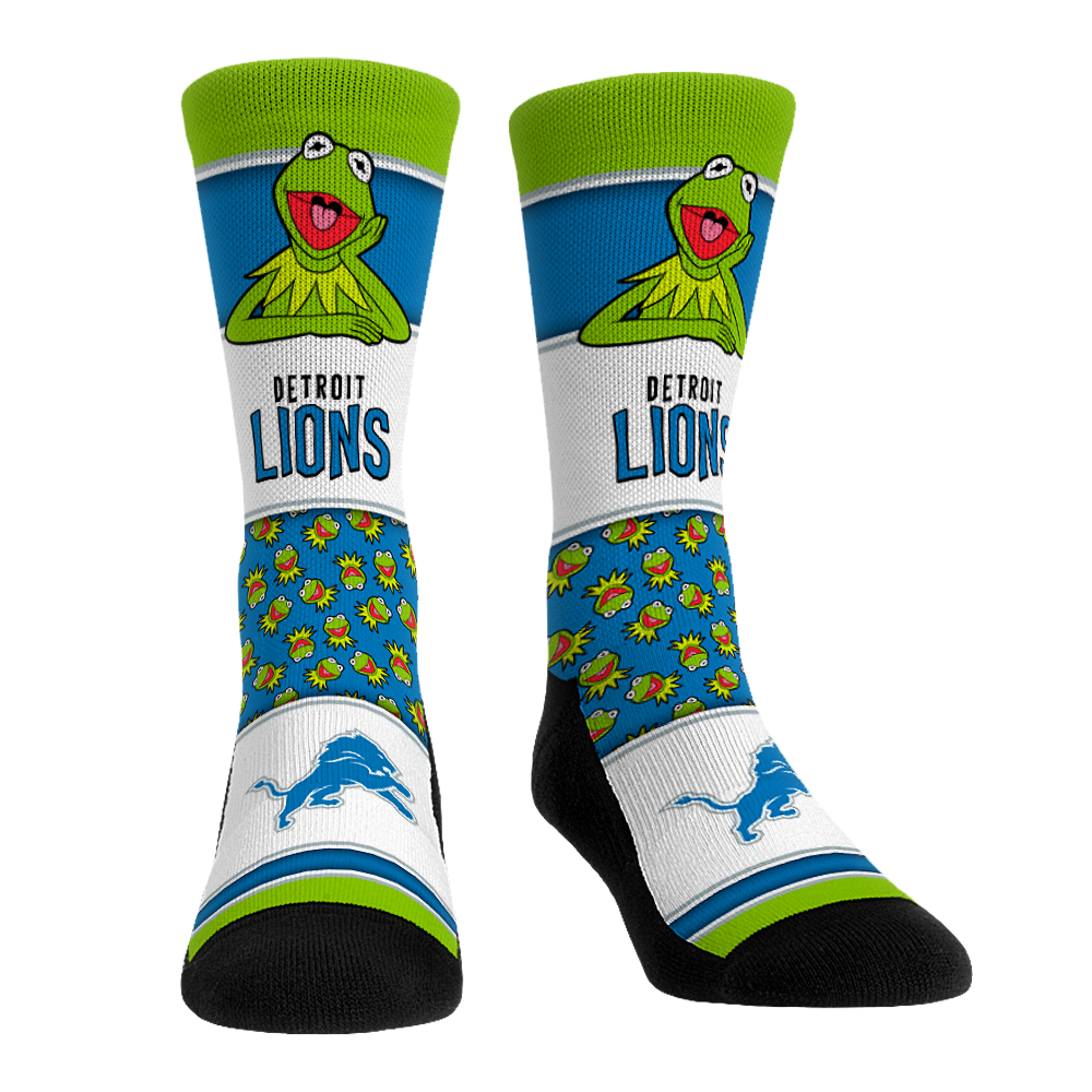 Detroit Lions - The Muppets - Kermit Showcase Crew Socks