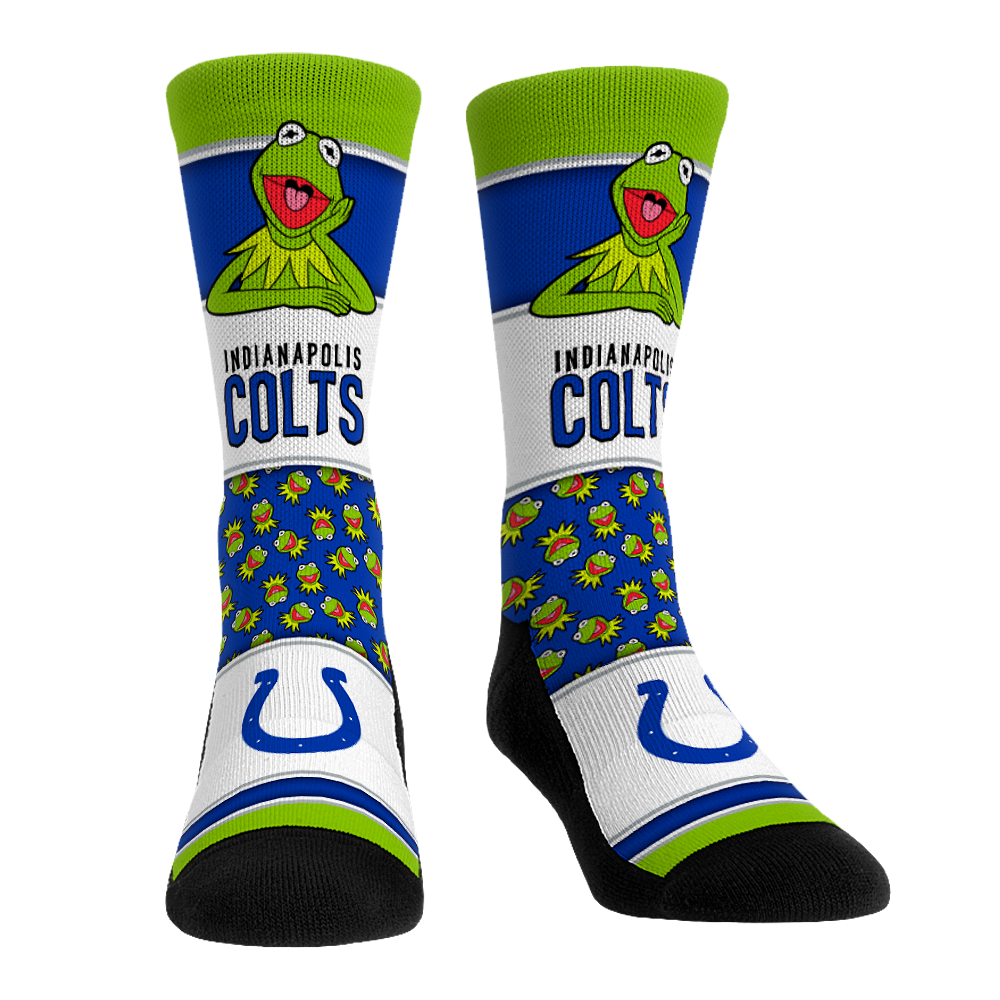 Indianapolis Colts - The Muppets - Kermit Showcase Crew Socks