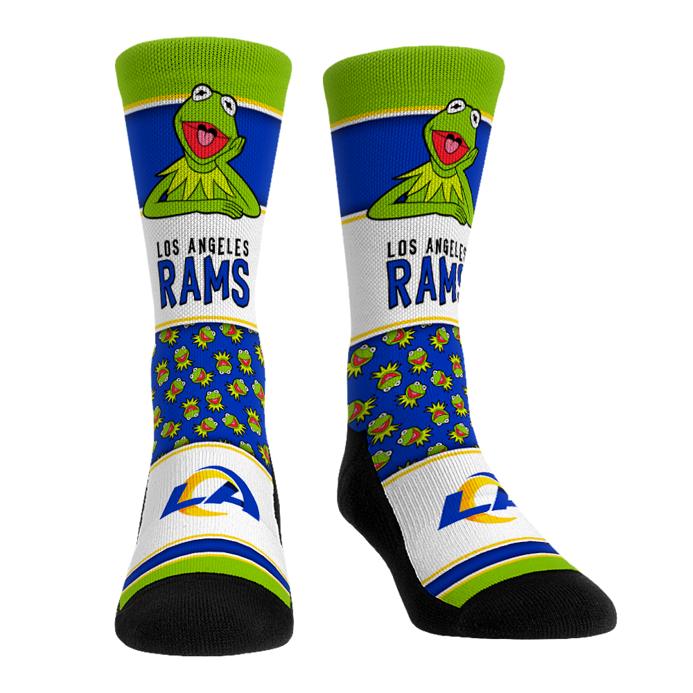 Los Angeles Rams - The Muppets - Kermit Showcase Crew Socks