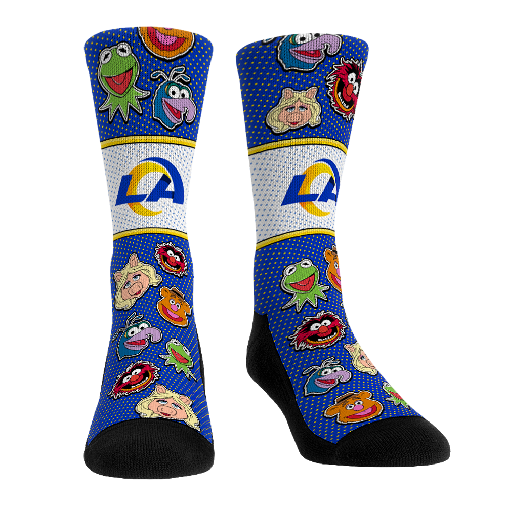 Los Angeles Rams - The Muppets - Muppet Mayhem Crew Socks