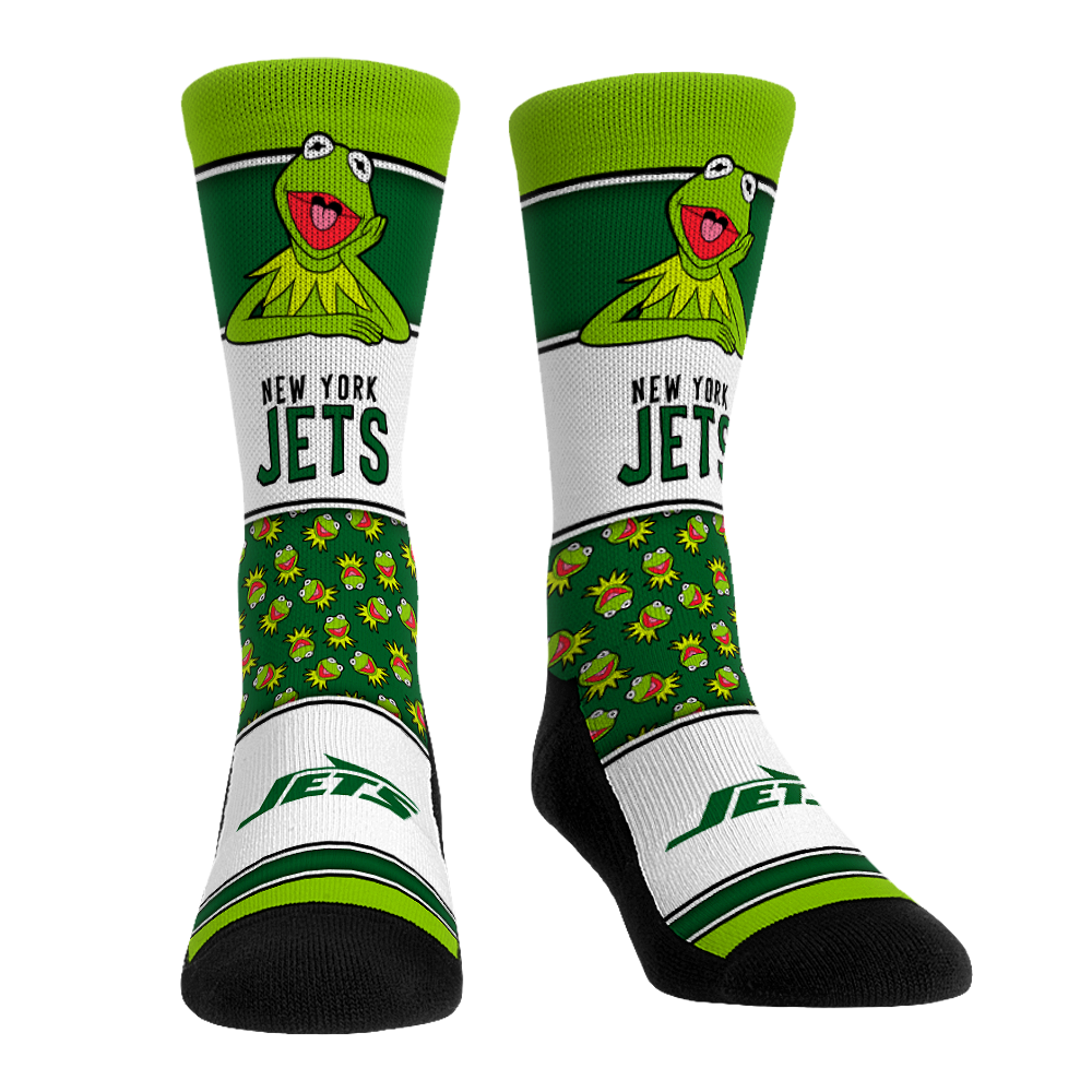 New York Jets - The Muppets - Kermit Showcase Crew Socks
