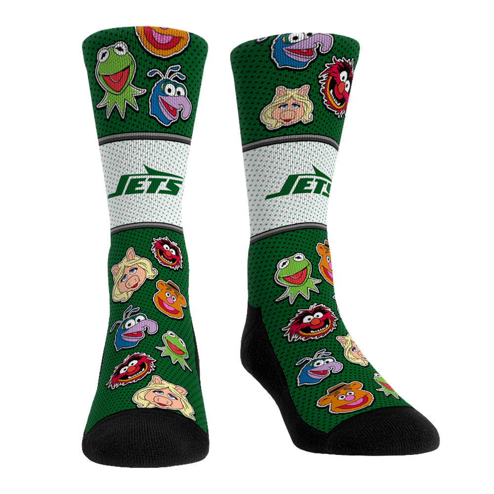 New York Jets - The Muppets - Muppet Mayhem Crew Socks