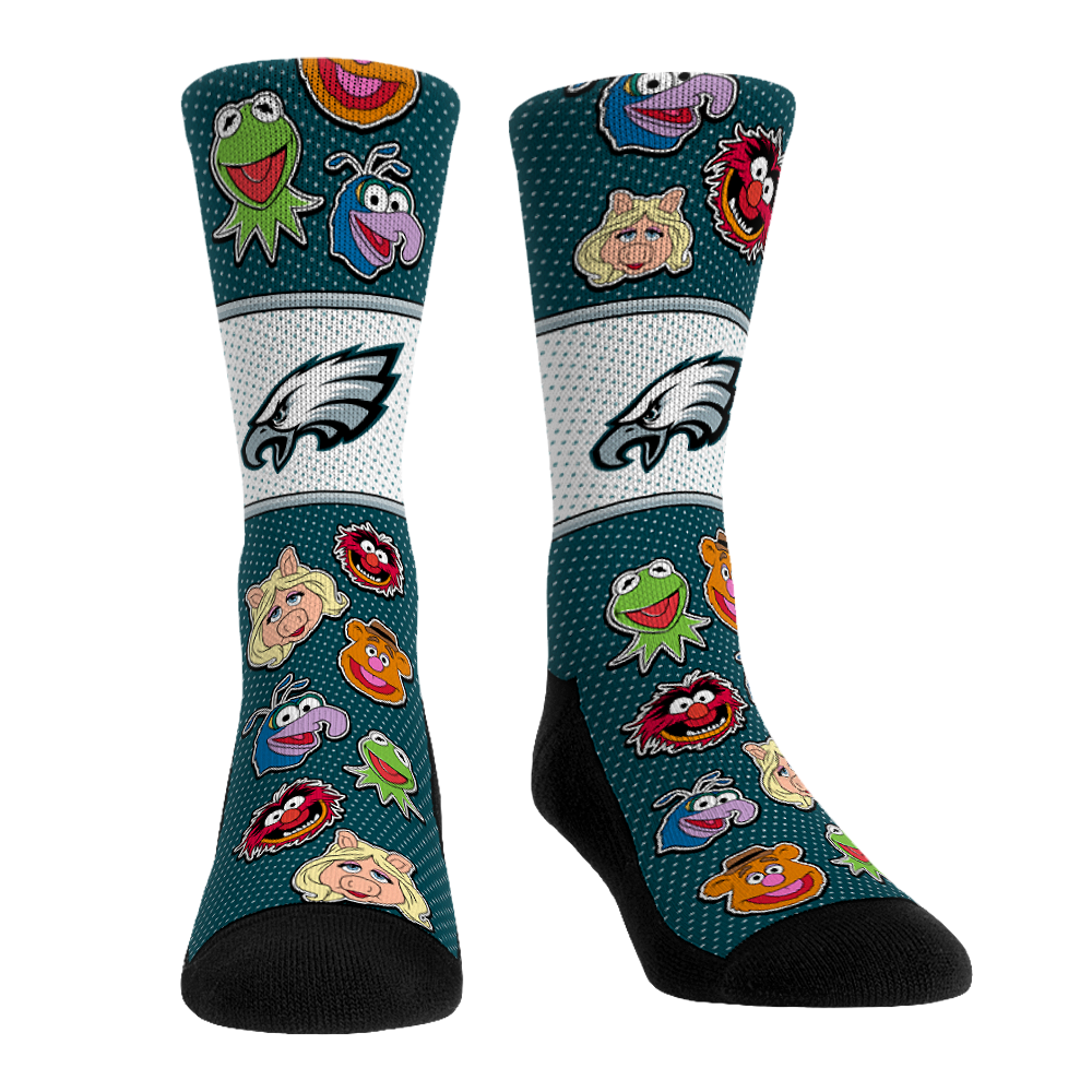 Philadelphia Eagles - The Muppets - Muppet Mayhem Crew Socks
