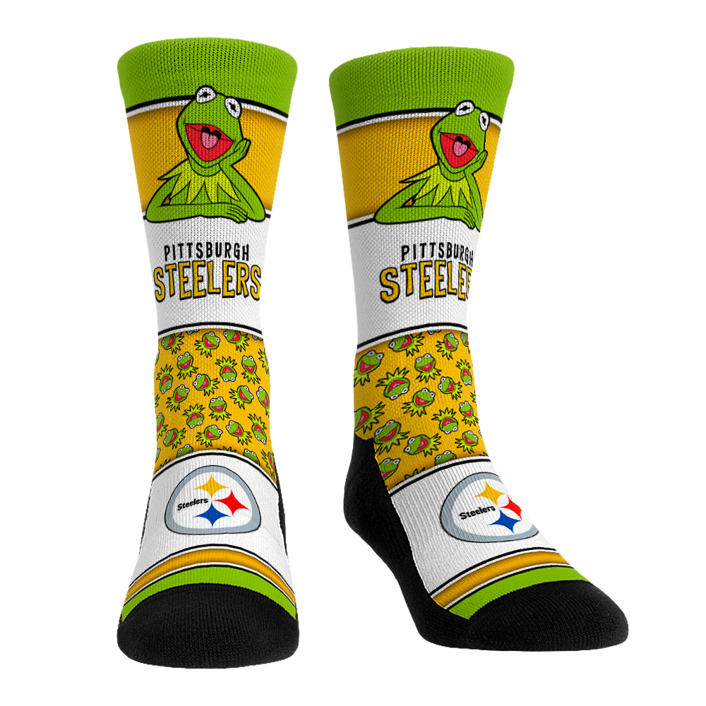 Pittsburgh Steelers - The Muppets - Kermit Showcase Crew Socks