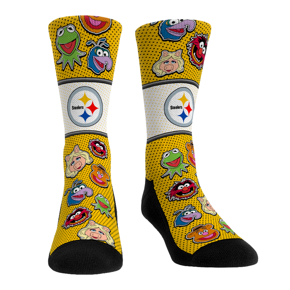 Pittsburgh Steelers - The Muppets - Muppet Mayhem Crew Socks