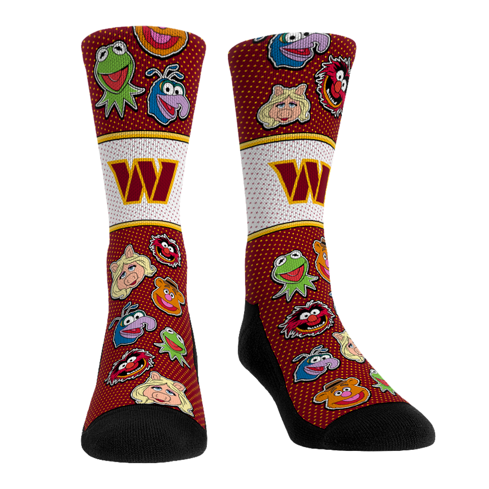 Washington Commanders - The Muppets - Muppet Mayhem Crew Socks