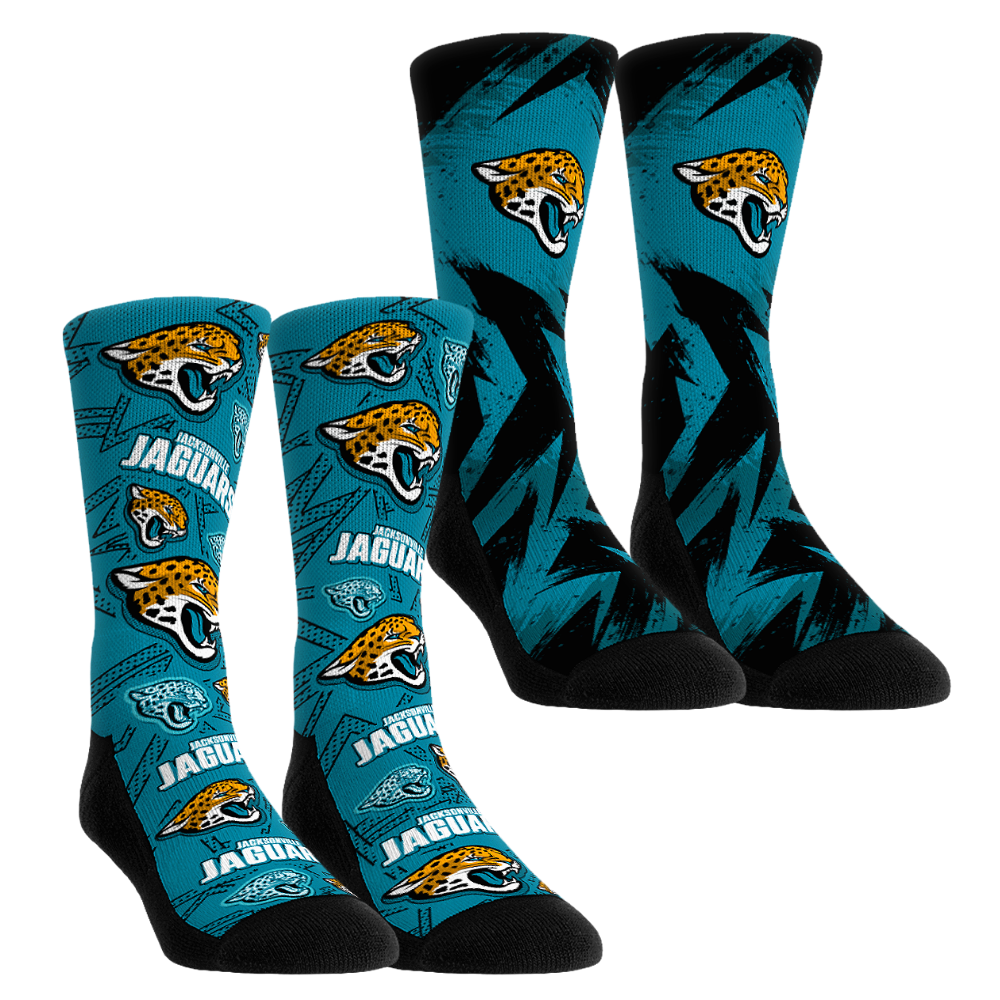 Jacksonville Jaguars - Game Day 2-Pack Crew Socks