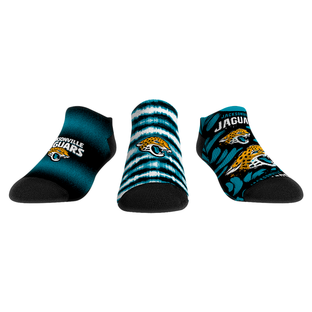 Jacksonville Jaguars - Low Cut - Make Some Noise (3-Pack) Socks