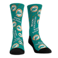 Miami Dolphins - Throwback All-Over Crew Socks