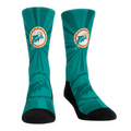 Miami Dolphins - Throwback Swirl Crew Socks