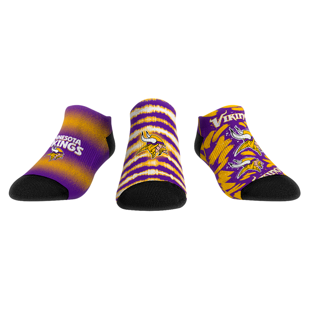 Minnesota Vikings - Low Cut - Make Some Noise (3-Pack) Socks