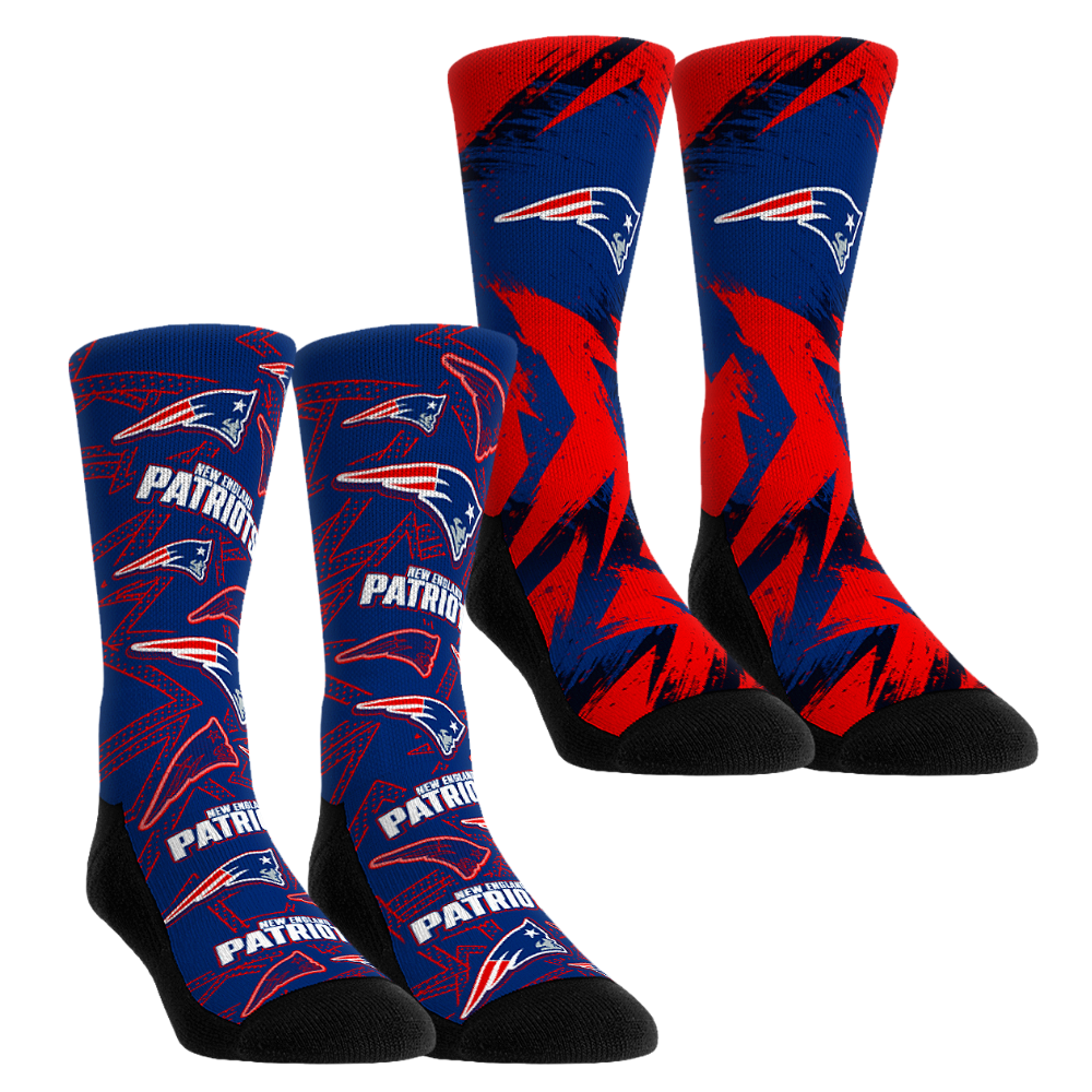 New England Patriots - Game Day 2-Pack Crew Socks