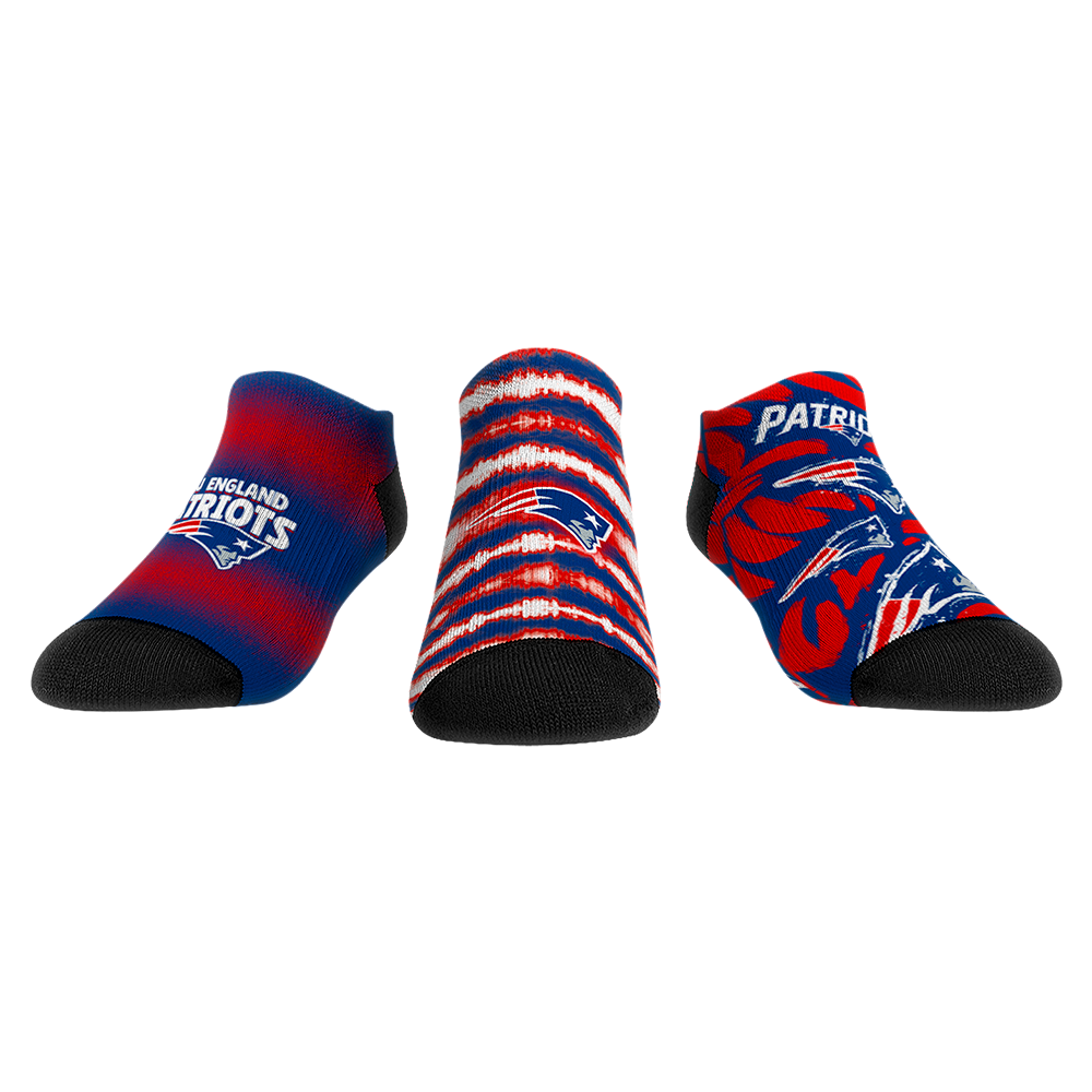 New England Patriots - Low Cut - Make Some Noise (3-Pack) Socks