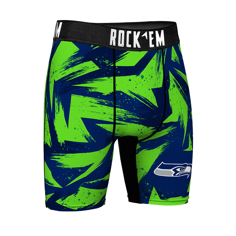 Seattle Seahawks - Game Paint Boxer Briefs