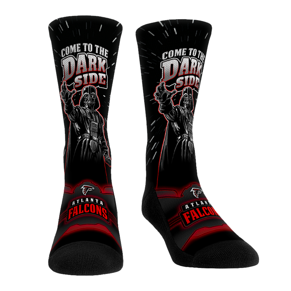 Atlanta Falcons - Star Wars - Dark Side Crew Socks