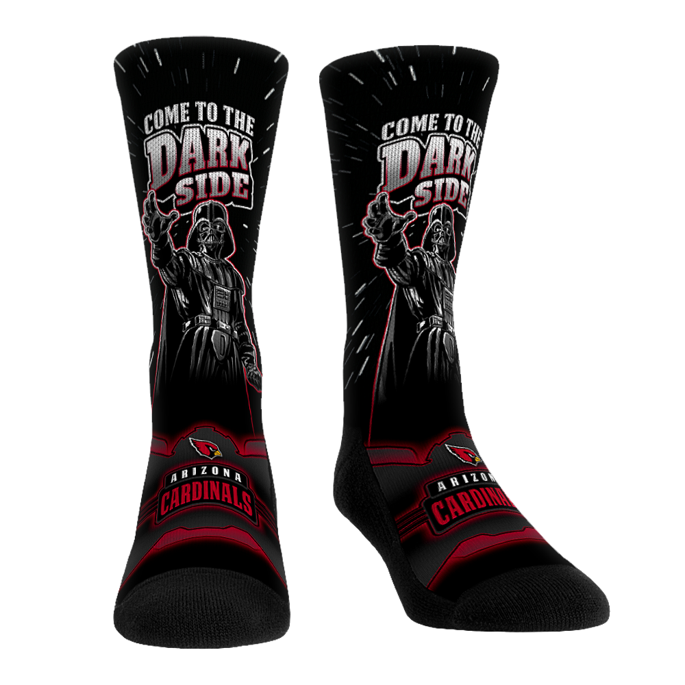 Arizona Cardinals - Star Wars - Dark Side Crew Socks