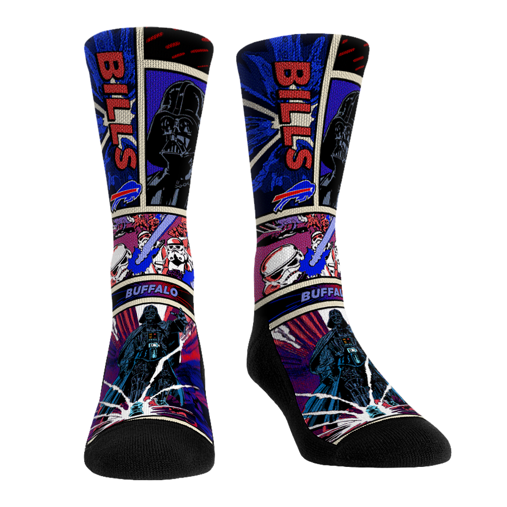 Buffalo Bills - Star Wars - Empire Comic Strip Crew Socks