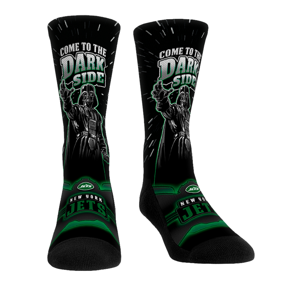 New York Jets - Star Wars - Dark Side Crew Socks
