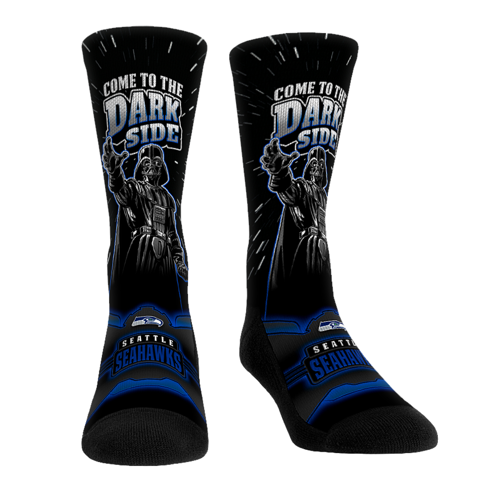Seattle Seahawks - Star Wars - Dark Side Crew Socks