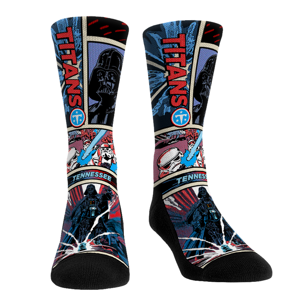 Tennessee Titans - Star Wars - Empire Comic Strip Crew Socks