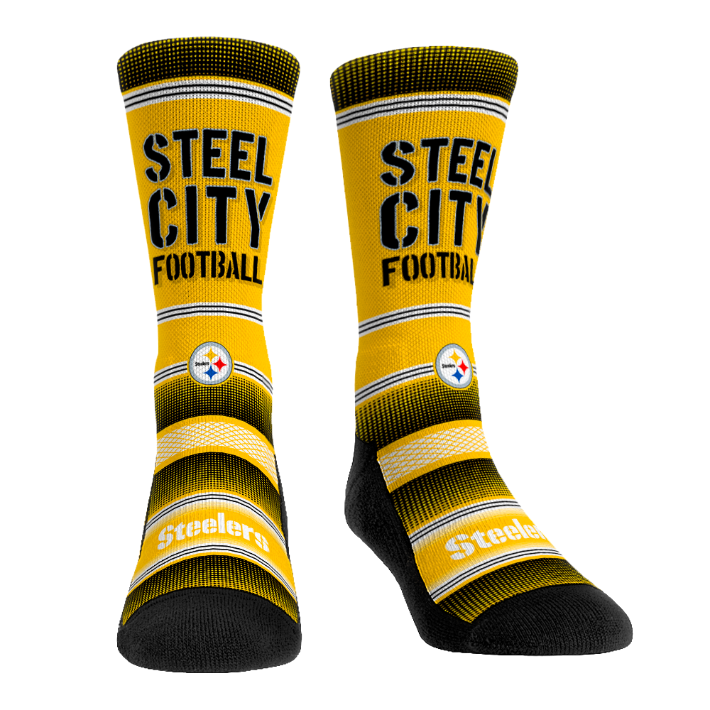 Pittsburgh Steelers - Steel City Football Crew Socks